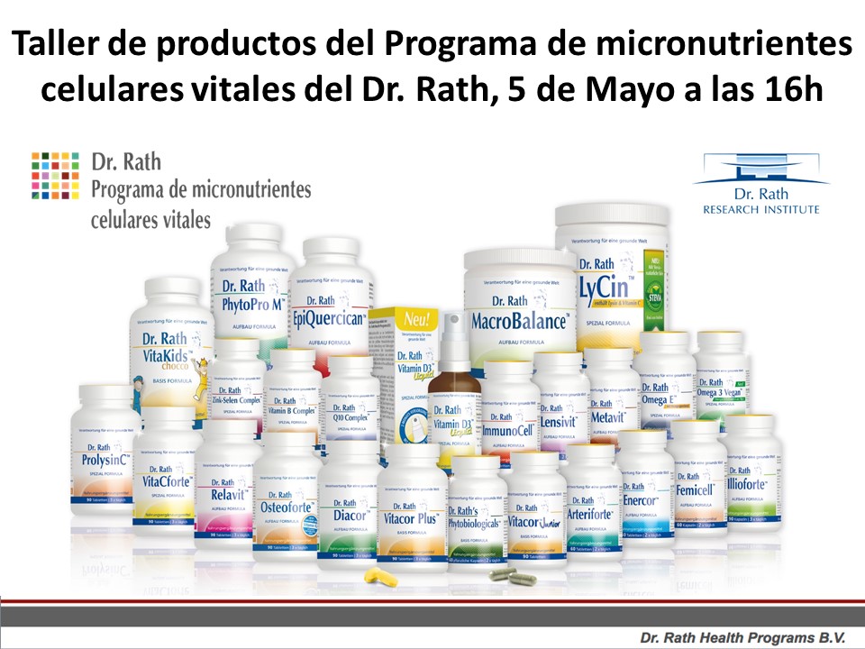 Taller de productos del Dr. Rath Health Programs